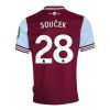 Officiële Voetbalshirt West Ham United Soucek 28 Thuis 2024-25 - Heren